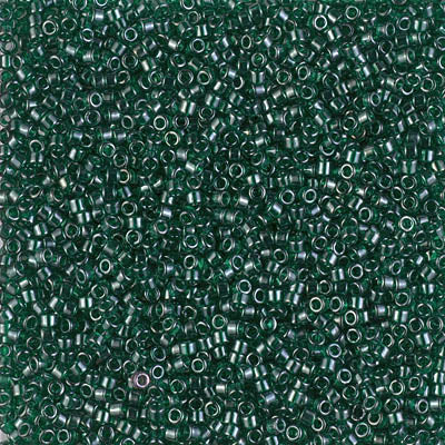 11/0 Delica Bead #1894 Tr Emerald Luster 5.2g