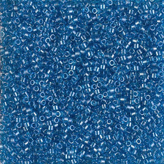 11/0 Delica Bead #1895 Tr Capri Blue Luster 5.2g