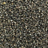 11/0 Delica Bead #2261 Op Picasso Smoky Black 5.2g