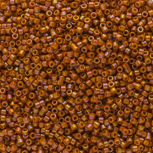11/0 Delica Bead #2273 Op Glazed Dark Yellow AB 5.2g