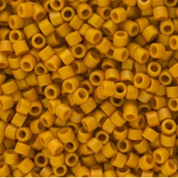 11/0 Delica Bead #2302 Frosted Glazed Rainbow Yellow 5.2g