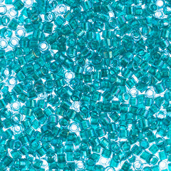 11/0 Delica Bead #2380 Fancy Lined Teal 5.2g