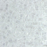 Half Tila Beads #0131 Transparent Crystal 5.2g