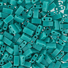Half Tila Beads #0412 Op Turquoise 5.2g