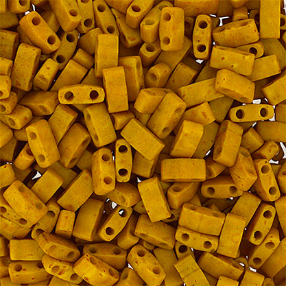 Half Tila Beads #2312 Op Matte Gold 5.2g