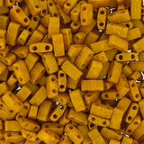 Half Tila Beads #2312 Op Matte Gold 5.2g