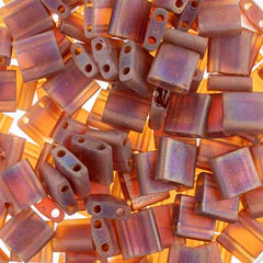 Tila Beads #0134FR Dark Amber Matte AB 5.2g