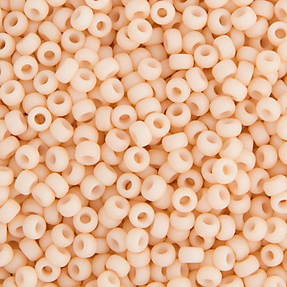 11/0 Miyuki Seed Beads #2022 Opaque Dark Cream Matte 22g