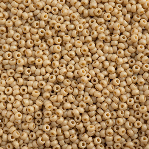 11/0 Miyuki Seed Beads #4691 Frosted Glazed Rainbow Pearl 22g
