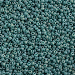 11/0 Miyuki Seed Beads #4702 Frosted Glazed Rainbow Arctic 22g