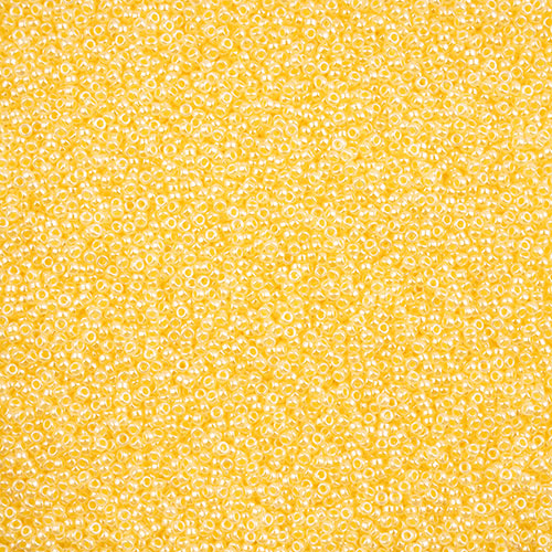 15/0 Miyuki Seed Beads #0516 Crystal Yellow 22g