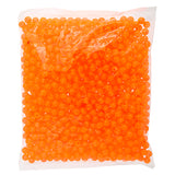 Perles Rondes En Plastique 6mm 1000/pk - Orange Fluorescent