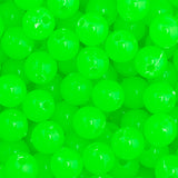 Perles Rondes En Plastique 6mm 1000/pk - Vert Fluorescent