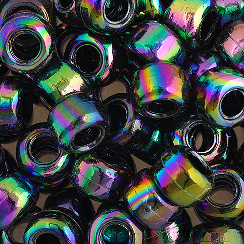 Crow Beads Opaque Black Iris 1000/pk