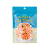 Craft Beads Clay Mixed Shapes Orange 120/pk