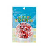 Craft Beads Clay Mixed Shapes Red 120/pk