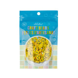 Craft Beads Clay Mixed Shapes Yellow Faces 120/pk