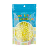 Craft Beads Plastic Star Mix Yellow 70g