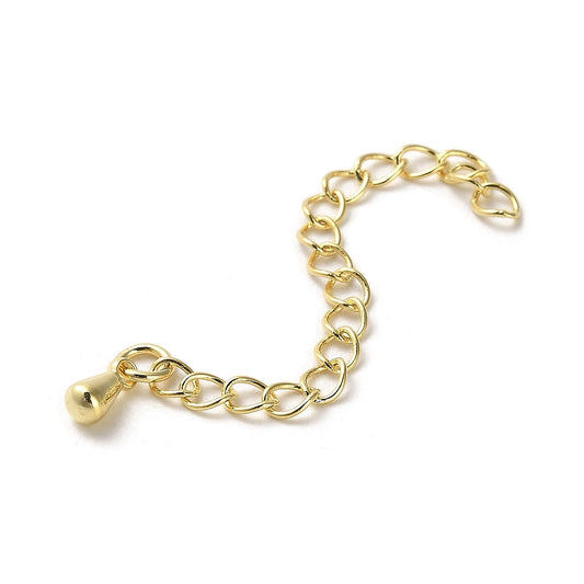 Chain Extenders 2" 18kt Gold Plated 10/pk