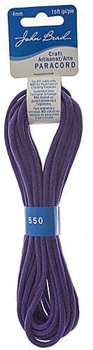 Parachute Cord 4mm Purple 16ft