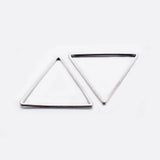 Links Triangle 18x20mm Silver 50/pk