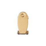 Fingernail Earring Posts 20x10mm Light Gold 10/pk