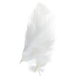 Marabou Feathers 5-7" White 20g