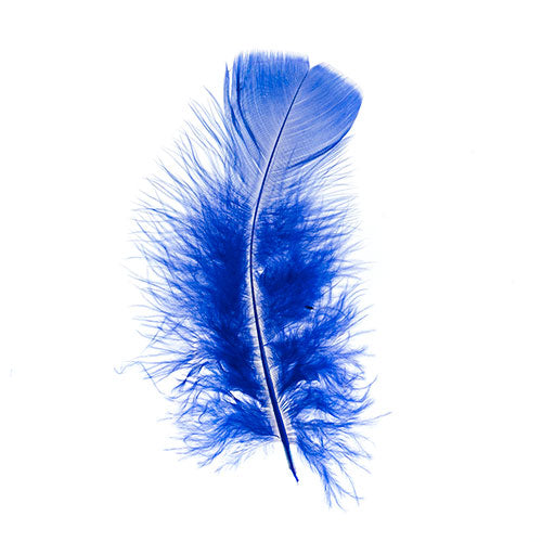 Marabou Feathers 5-7" Royal Blue 6g