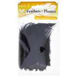 Coq Selle Hackle Plumes Noir 3g