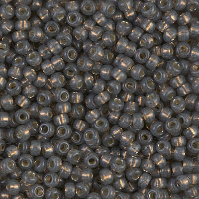 11/0 Miyuki Seed Beads #0650 Silver Lined Grey Alabaster 22g