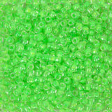 8/0 Toho Seed Beads #805 Luminous Neon Green 8-9g Vial