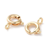 6mm Light Gold Spring Ring Clasp 10/pk