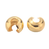 Cache serti 3mm Doré 100/pk