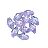 K9 Glass Oval Beads 9x6mm Light Violet 10/pk