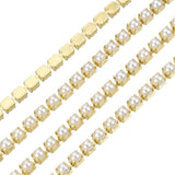 Metal 2mm Gold Pearl Banding 10yd/pk