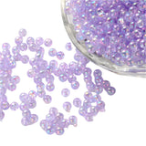 Round Plastic Beads 5mm Lavender AB 25g