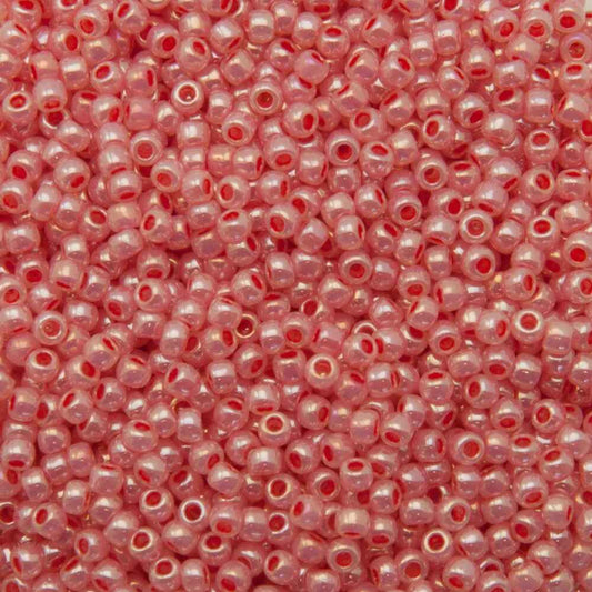 15/0 Toho Seed Beads #906 Ceylon Tomato Soup 8-9g Vial