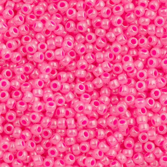 11/0 Perles de Rocailles Toho #910 Ceylan Rose Chaud Flacon de 8-9g