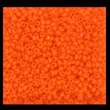 13/0 Czech Charlottes #93140 Opaque Orange 12str/Hank