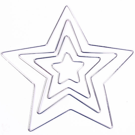 Silver Dream Catcher Ring 2" Star