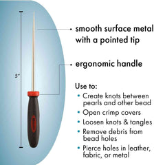 Basic Elements Metal Awl with Ergo Grip