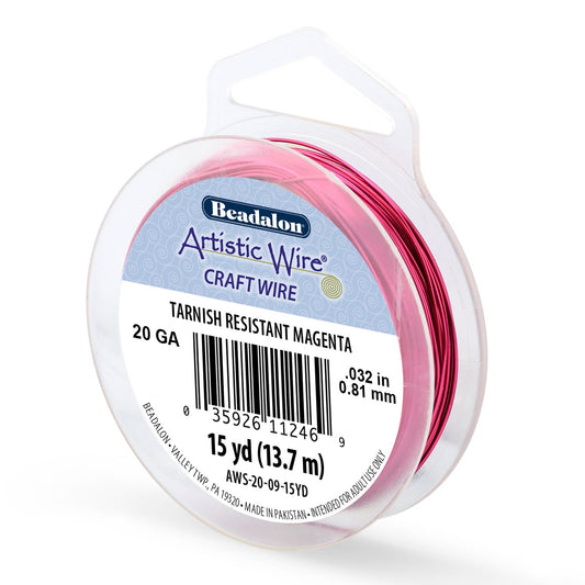 Artistic Wire 20g Magenta 15yd