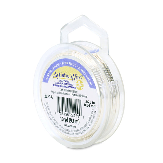 Artistic Wire 22g Tarnish Resistant Silver 10yd