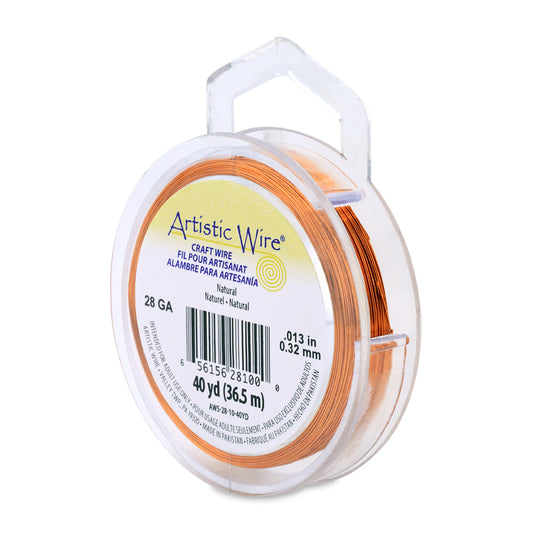 Artistic Wire 28g Natural Copper 40yd