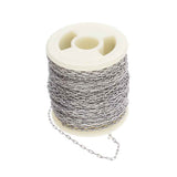 Bead Chain 0.25x0.8mm Links Stainless Steel 8m