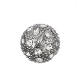 12mm Nickel Strass Fermoir Magnétique 1/pk