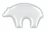 Epoxy Sticker Clear Bear 1 1/4" 4/pk
