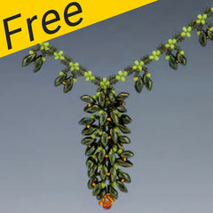 Blooming Vine Necklace Project - Using Magatamas and Seed Beads