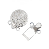 Fermoir Boîte Argent 11mm 6/pqt