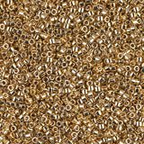 11/0 Delica Bead #0034 24kt Light Gold Plated 3.3g